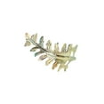 thumbnail image 1 of Bewildely Paquete de 2 ganchos de aleación de zinc para colgar cortinas en forma de hoja, ganchos decorativos para pared de Hotel y hogar Vintage, soporte Tratamientos de ventanas Oro Bewildely HA069867-03, 1 of 6