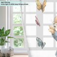 thumbnail image 4 of Yayeee Window Curtains Light Filtering 63"x42" Grommet Panel Pair Home Living Room Decor, Rabbit Butterflies, 4 of 7