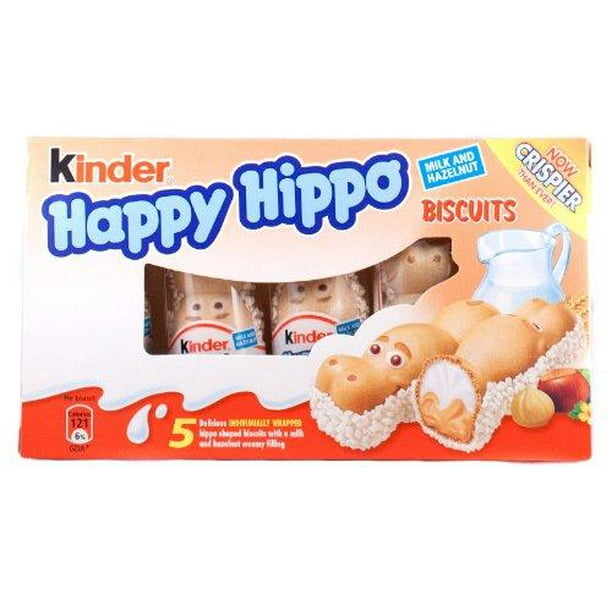 Kinder Happy Hippo Biscuits 3PACK 3x103.5g/3x3.65ozDEL