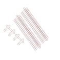 thumbnail image 1 of ZLight Creative Cross Shape Paper Clip Cross Clip Shaped for Classroom School Students Rose Gold 2x3.4cm, 1 of 6