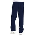 thumbnail image 5 of Ydojg Mens Hop Pants Casual Solid Color Lace Up Workout Pants With Pocket Navy L, 5 of 5
