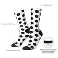 thumbnail image 6 of Honeii Soccer Ball Print Adult Socks,Crew Socks,Casual Calf Socks,Daily Wear Socks for Men & Women, Perfect for Sports, Casual and Everyday Use, 6 of 6