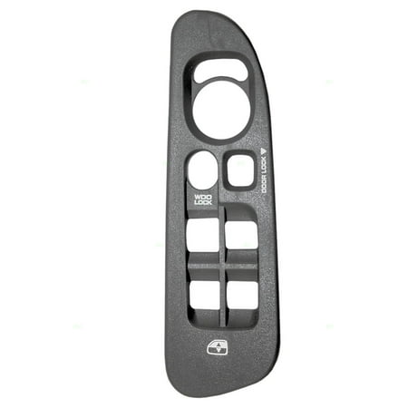 Medium Gray Slate - Drivers Power Front Window Master Switch Medium Slate Gray Bezel Trim Replacement for Dodge Pickup Truck 5HZ71XDHAE
