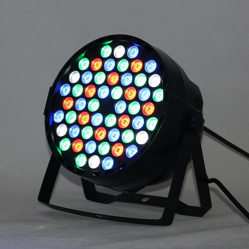 High-Power 60W LED Stage Light with 54 RGBW LEDs, DMX512, Sound Activated, and Auto Mode for Concerts, Clubs, and Events