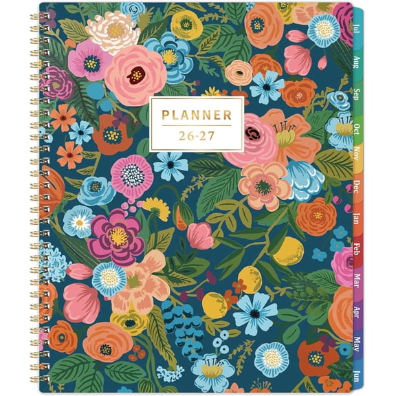 2026-2027 Planner - Planner Weekly and Monthly, Twin-wire Binding | Jul. 2026 - Jun. 2027, Calendar Planners 2026-2027, 9" x 11", Premium Paper