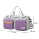 thumbnail image 3 of Bolsa impermeable de 28L con compartimento para mojado y zapatos - Mochila de viaje, bolsa de gimnasio, equipaje de mano para deportes y viajes de fin de semana, 3 of 9
