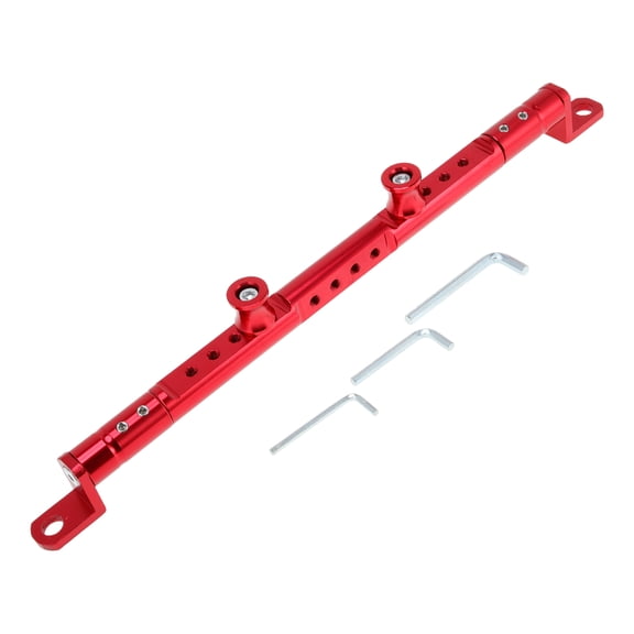 Unique Bargains Motorcycle Balance Cross Bar Adjustable Motorbike Handlebars 1.22" Hole Diameter Red