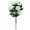 White, variant on Bradem 34cm High Simulation Artificial Plastic Azalea Bouquet Branch 7 Fork 21 Head White, Wedding Centerpiece, Lifelike Plant, Table Vase Filler, Office Decoration, Plastic Plant, Realistic Look