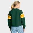 thumbnail image 2 of Women's Fanatics Green Green Bay Packers Oversized Hometown Toss Sweep Mock Neck Pullover, 2 of 5