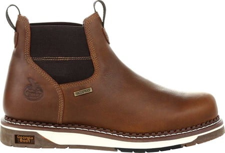 georgia boot wedge waterproof chelsea work boot