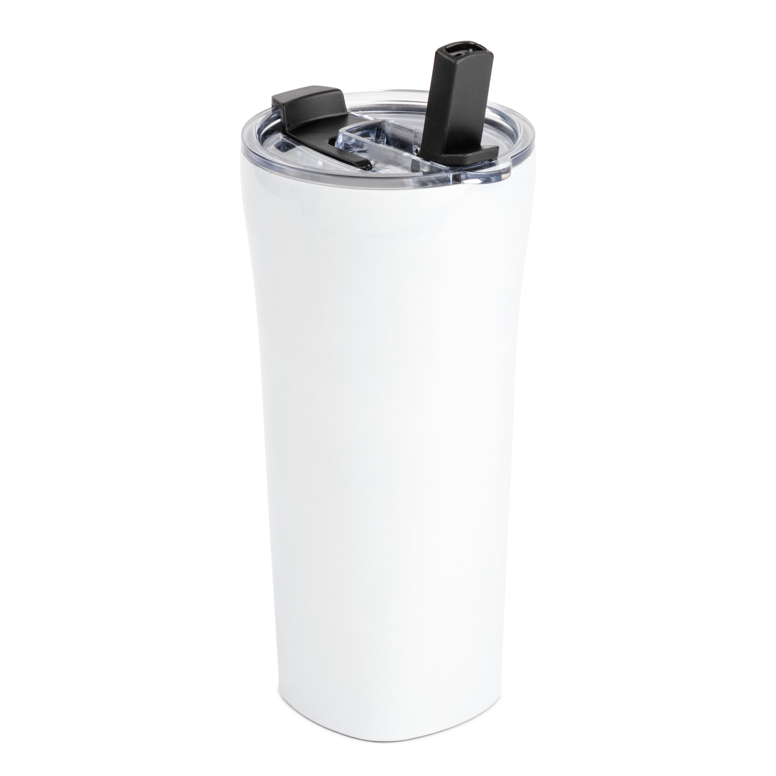 TAL Stainless Steel Cruise Tumbler with Easy Sip Straw 25oz, White