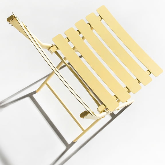 Yellow Foldable Table and Chairs Set / Provides Stable Structure for Users