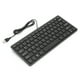 thumbnail image 3 of Teclado de alambre, teclado con cable USB, teclado portátil, teclado USB, diseño elevado, 3 of 8