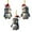 White, variant on 3PCS Cartoon Christmas Penguin Car Hanging Ornament for Home Tree Wall Window and Living Room Festive Decoration Set