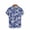 Blue#, variant on Purcolt Mens Hawaiian Shirt Short Sleeve Button Down Shirts Tropical Floral Summer Beach Shirts