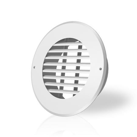 

AC Infinity Wall-Mount Duct Grille Vent for 6-Inch Ducting White Metal Heating Cooling Ventilation and Exhaust