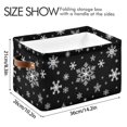 thumbnail image 4 of Cesta de almacenamiento Wamika plegable de tela 38 x 28 x 24 cm, 4 of 8