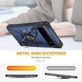 thumbnail image 3 of Case for Google Pixel 6 Case Military Grade Drop Case with Kickstand Metel Ring Magnetic Holder Shockproof Protective for Pixel 6 Phone Case (Blue), 3 of 10