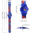 thumbnail image 4 of Reloj para niños, reloj de pulsera para niños y niñas, reloj de cuarzo analógico resistente al agua de 30 m, reloj de dibujos animados en 3D, reloj digital para niños BANYUO  Hogar, 4 of 6