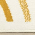 thumbnail image 2 of Novelle Home Functional Style Yellow Grey White Curves Rug, 2 of 10