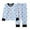 S2 Sky Blue, variant on Toddler Boys Girls Pajamas Christmas Santa Pattern Kids Striped Pants 2 Piece Pj's Long Sleeve Sleepwear Xmas Clothes Set Outfits,Kids Clothing,Size:7-8 Years
