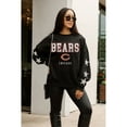 thumbnail image 6 of Women's Gameday Couture  Black Chicago Bears Velocity Relaxed Rhinestone Pullover Sweatshirt, 6 of 6