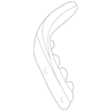 Genuine OE Mercedes-Benz Molding - 220-885-13-21-9999