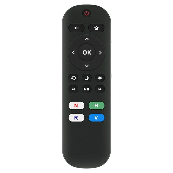 Vinabty Universal Replacement Remote Control fit for Hisense Sanyo Element Onn TCL Roku TV 32H4G 40H4030F1 32H4030F1 43H4030F1 FW65R70F FW50R79FC FW32R19F FW55R70F 50S421 55S423