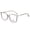 Gray, variant on Oversized Anti-blue Light Bling Women Purple Reading Glasses 4.00, Square Plastic Readers +4.00 Strength