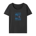 thumbnail image 1 of Camiseta básica de verano para mujer, ropa de calle sencilla, ajuste Regular, camiseta básica para caminar S, 1 of 7