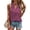 Purple, variant on YHAJDS Slim Cami Shirts Solid Color V Neck Sleeveless Top With Button Detail For Casual Wear In Warm Weather