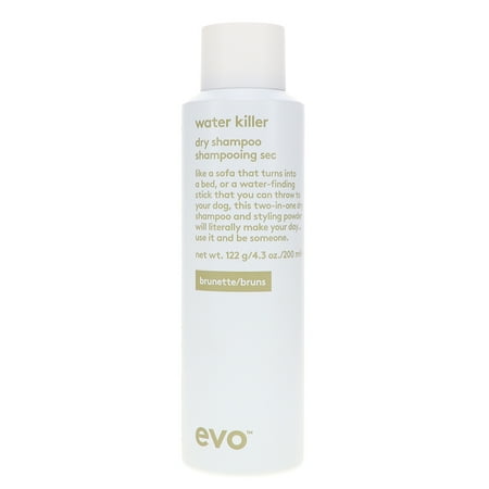 Evo Water Killer Dry Shampoo Brunette 4.3 Oz