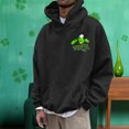 Lightning Deals of Today， Mens New Year Hooded Vintage Printed Hoodie