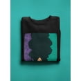 thumbnail image 3 of Pastell Woman With A Butterfly Sweatshirt Women's -Hulya Ozdemir Designs, Female Large, 3 of 4