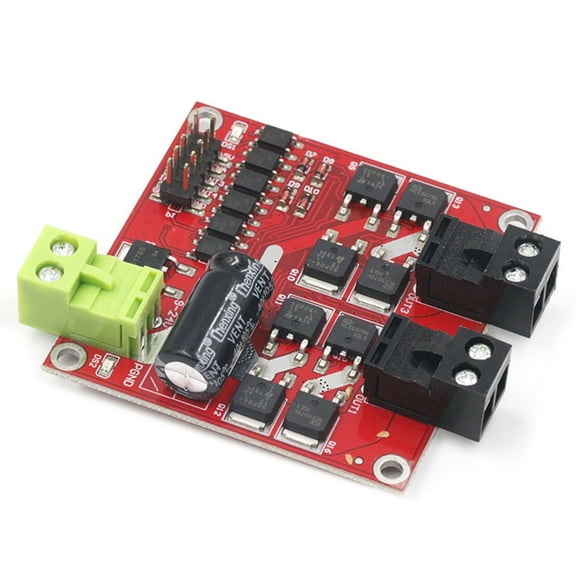 LIANXUE Dual Channel DC Motor Driver Module 160W 7A 12V 24V H-bridge L298 Control Signal Optocoupler PWM Drive Reversing