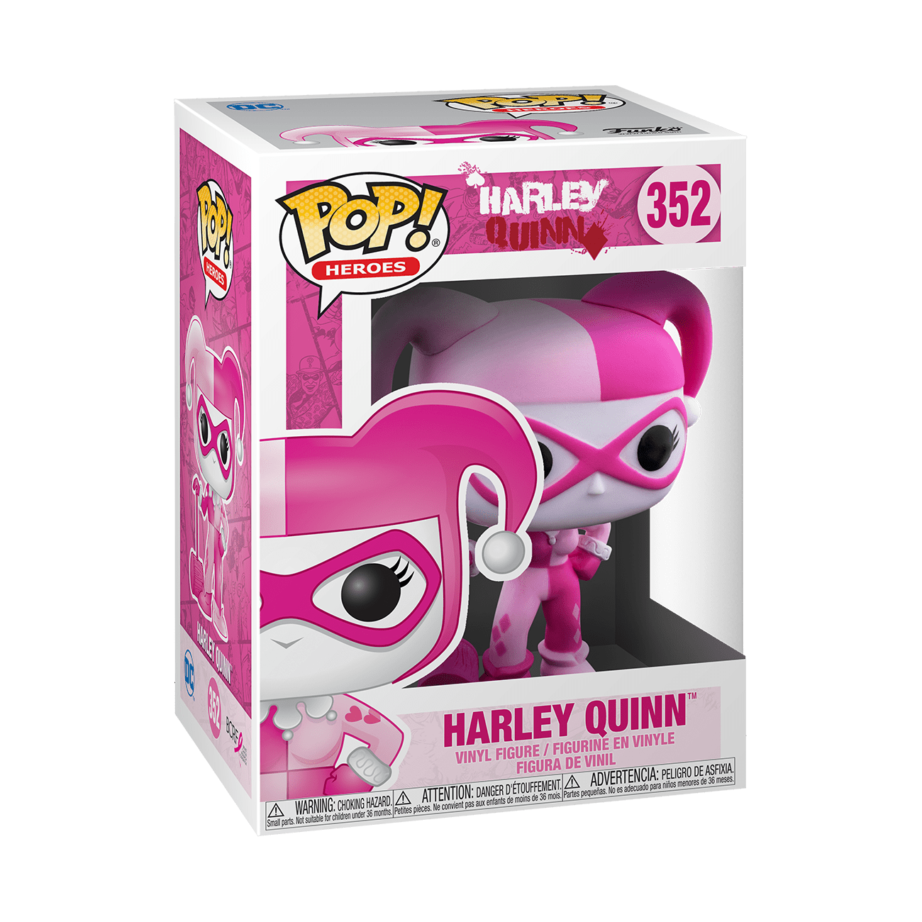 Funko POP! Heroes: Wonder Woman – Breast Cancer Awareness Edition, 9 Cm Sammlerfigur