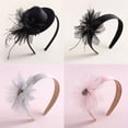 thumbnail image 4 of COMEET Hat Wear, Beading Flapper Fascinator 1920s Prom Dancer Headpiece for Special Event Wedding Engagement Night Headwear Hair Styling, 4 of 21