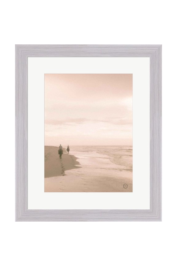 Horses on the Beach Crop by Nathan Larson, Framed Wall Art, 19.5W x 23.5H