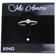 thumbnail image 2 of Mi Amore 925 Sterling Silver Sized-Ring Silver Size 6.50, 2 of 2