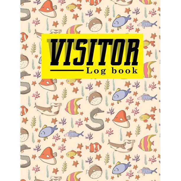 Visitor Log Book Guest Book, Visitor Sign In Book, Visitor Logbook