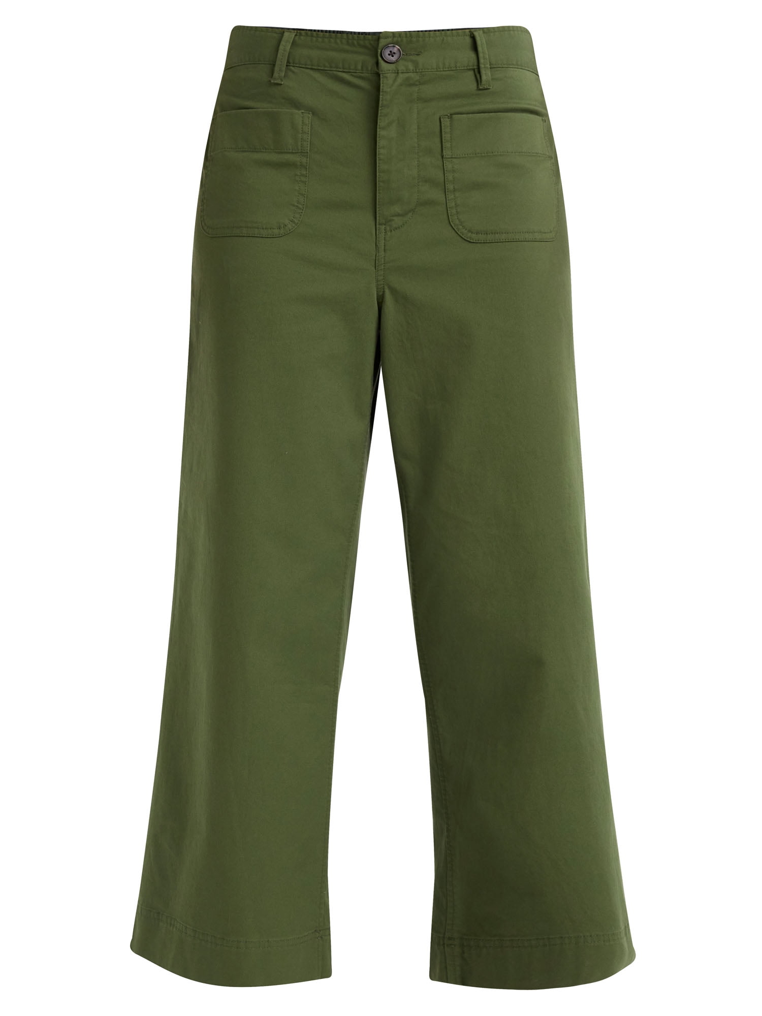 Free Assembly Women's and Women's Plus High Rise Cropped Wide Leg Pants, 26” Inseam, Sizes XS- 4X