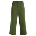 thumbnail image 4 of Free Assembly Women's and Women's Plus High Rise Cropped Wide Leg Pants, 26” Inseam, Sizes XS- 4X, 4 of 5