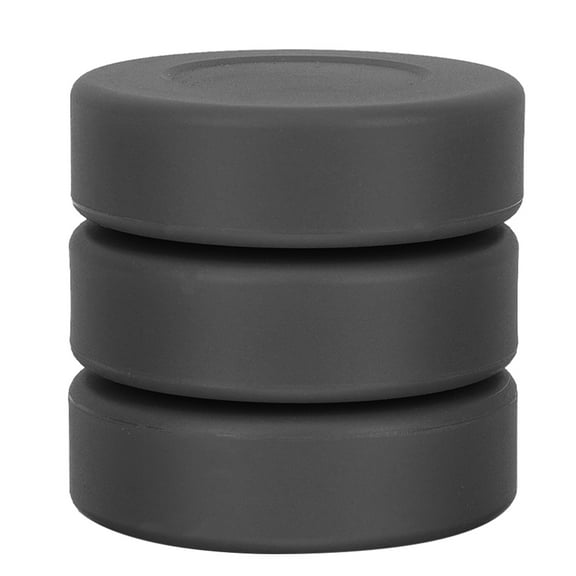 3 Pcs Hockey Pucks Solid Color Cup Pad Street Suit Child Black