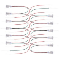 Homoyoyo Bulb Holder with Plug Lamp Socket Replacement Kit, Brass, Assorted Color, 12Pcs