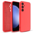 thumbnail image 4 of Elegant Choise Phone Case with 3 Pcs Screen Protector for Samsung Galaxy S23 FE 5G Liquid Silicone Protective Phone Cover, Red, 4 of 18
