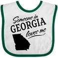 thumbnail image 3 of Inktastic Someone in Georgia Loves Me Boys or Girls Baby Bib, 3 of 4