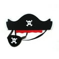 thumbnail image 3 of Pirate Costume Set Creative Dress up Set Pirate Cloak with Hat & Eye Patch, 3 of 5