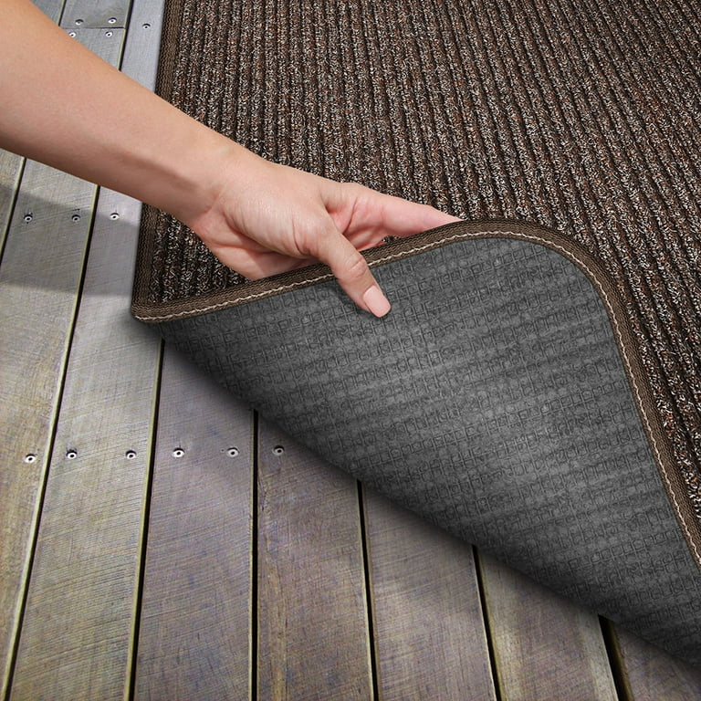 Rubber-Cal Nottingham Rubber Backed Carpet Mat - 3 x 5 feet