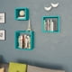 thumbnail image 1 of Juego de Repisas, Nichos, Trio Cuadrados Bertolini AM 3078 Turquesa, 1 of 3