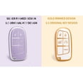 thumbnail image 6 of OFFCURVE Wristlet Key Fob Cover, Anti-Fingerprint Special TPU Key Case, Compatible With Dodge, Jeep, Chrysler, 6 of 8